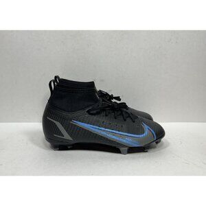 Nike Mercurial Superfly 8 Pro Fg Black Photo Blue Size 4Y CV0804-004 Cleats